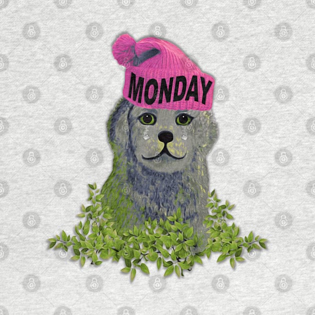 Moody Monday Beanie Puppy by KC Morcom aka KCM Gems n Bling aka KCM Inspirations